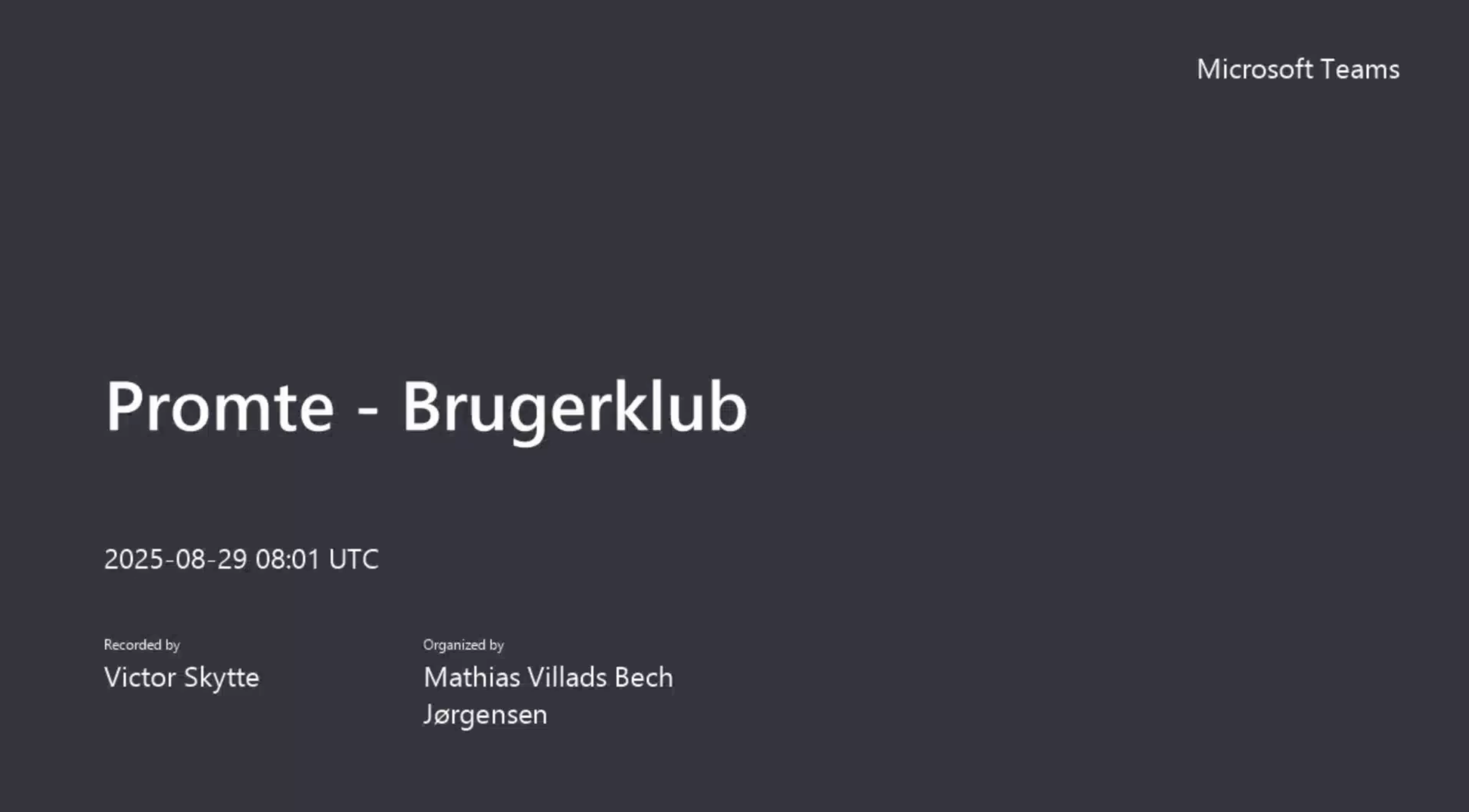 Promte User Group in Microsoft Teams
